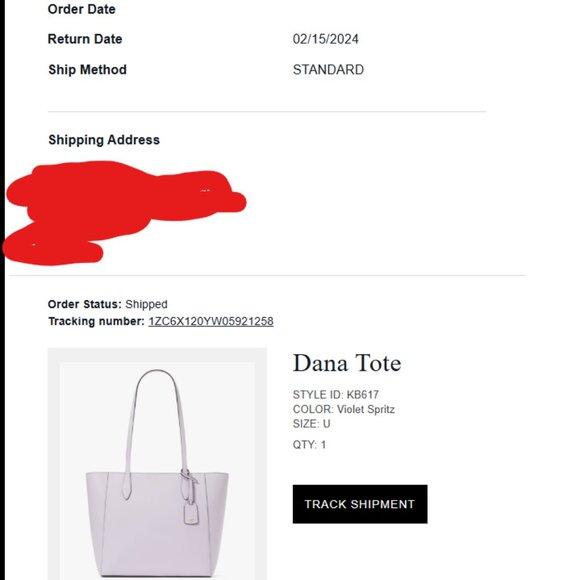 NWOT Kate Spade DANA Violet Tote - Picture 11 of 11